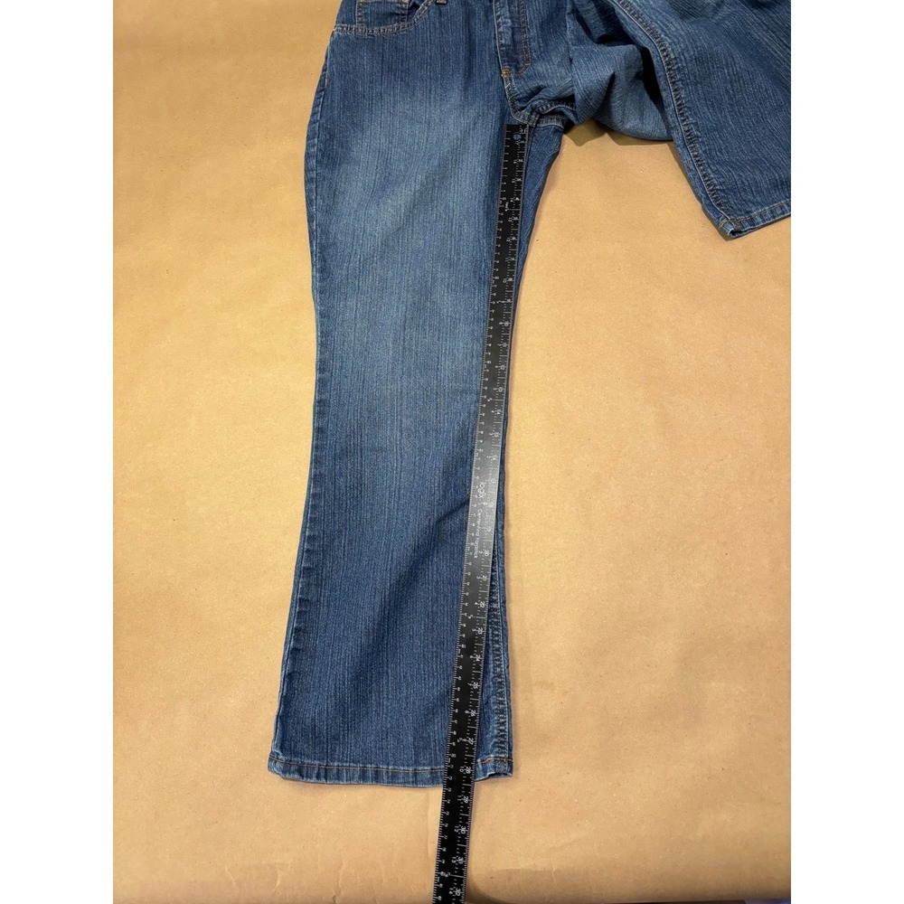 Duck Head Blue Straight Leg Jeans Womens 12P - Picture 2 of 5